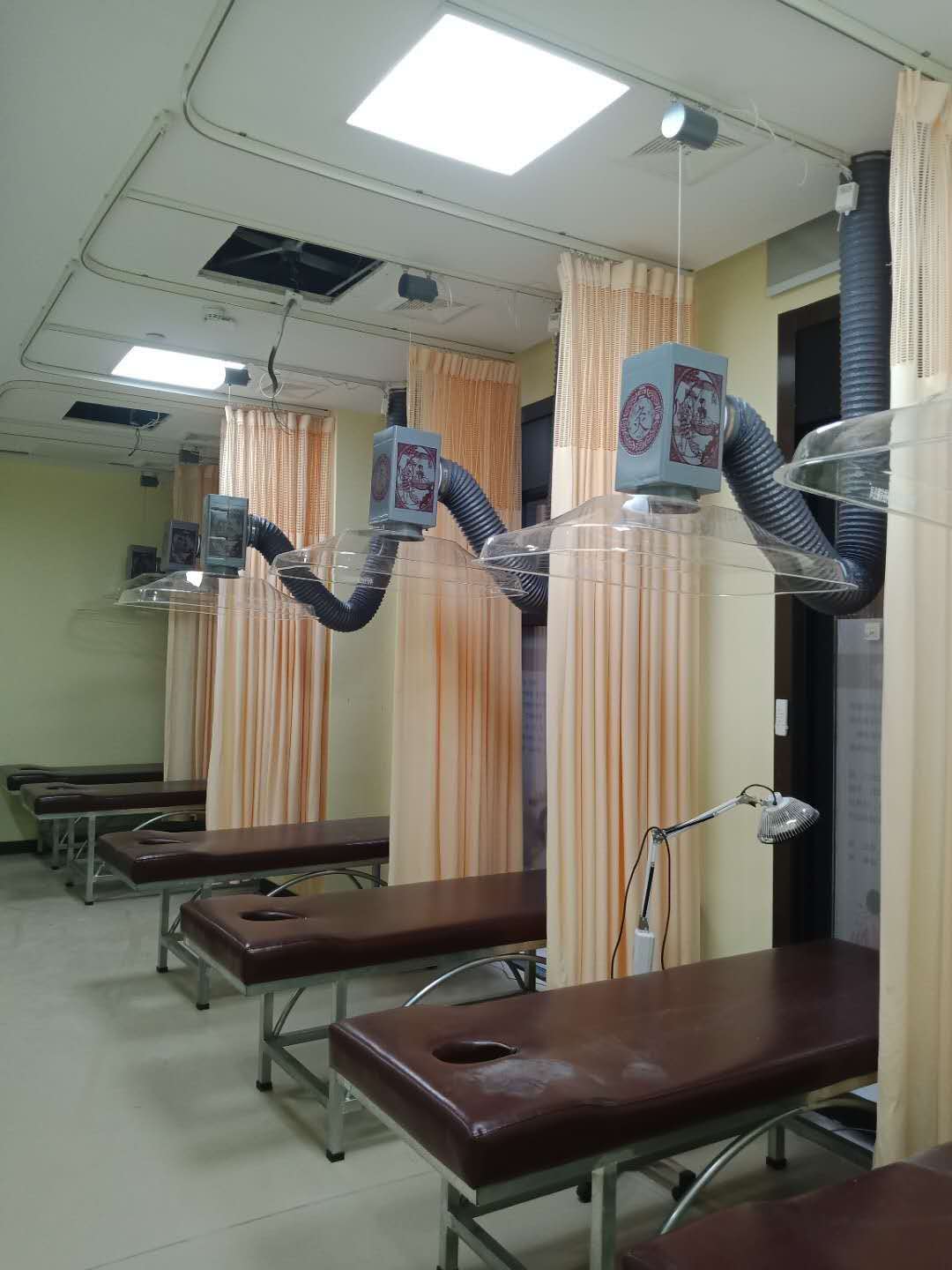 上海艾灸會所（華仔）艾灸排煙系統安裝完工