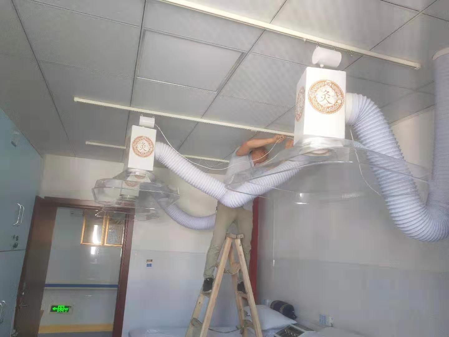 安化醫院（華仔）艾灸排煙設備安裝完工