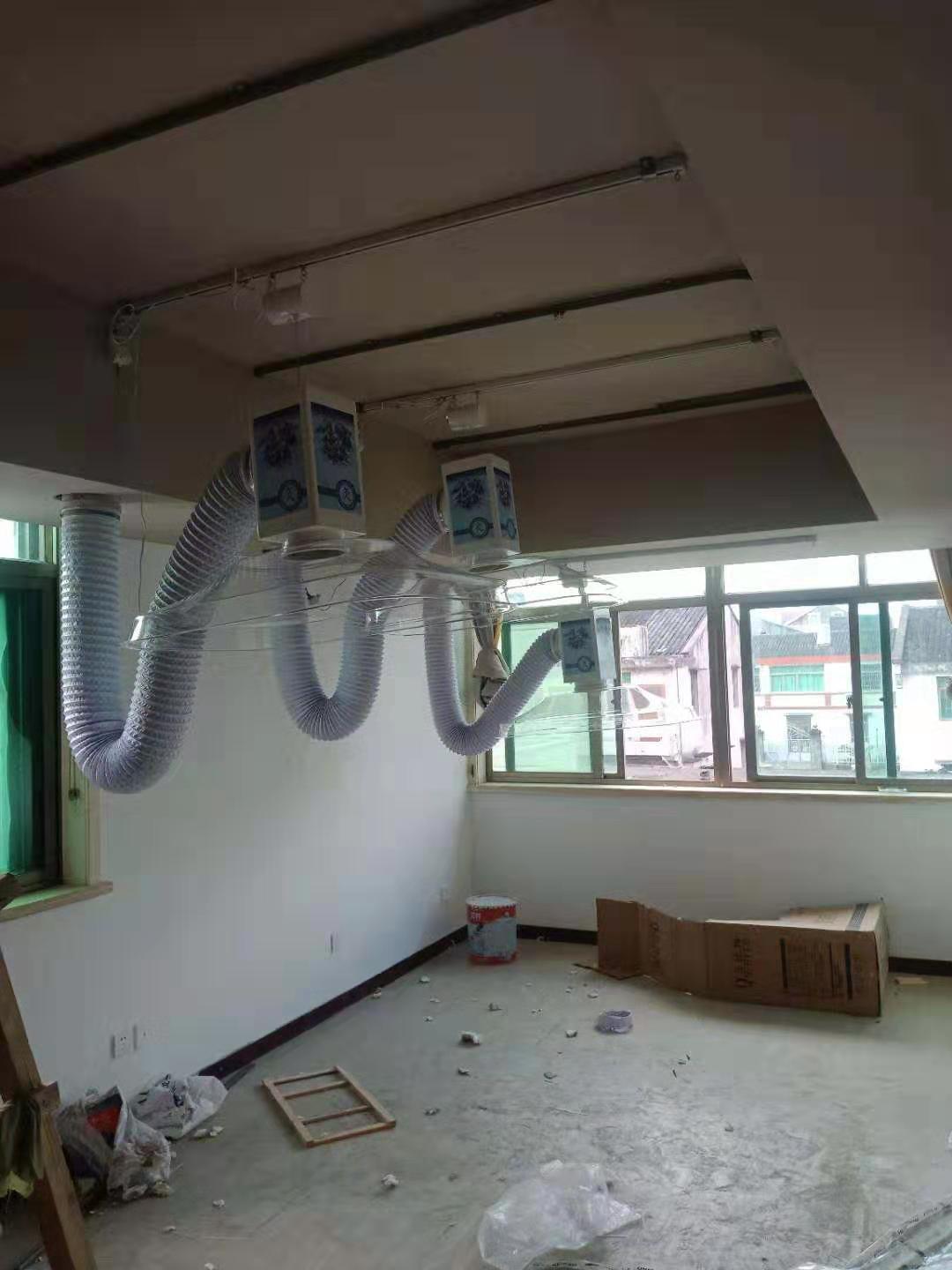 （華仔）溫州艾灸排煙系統安裝完工