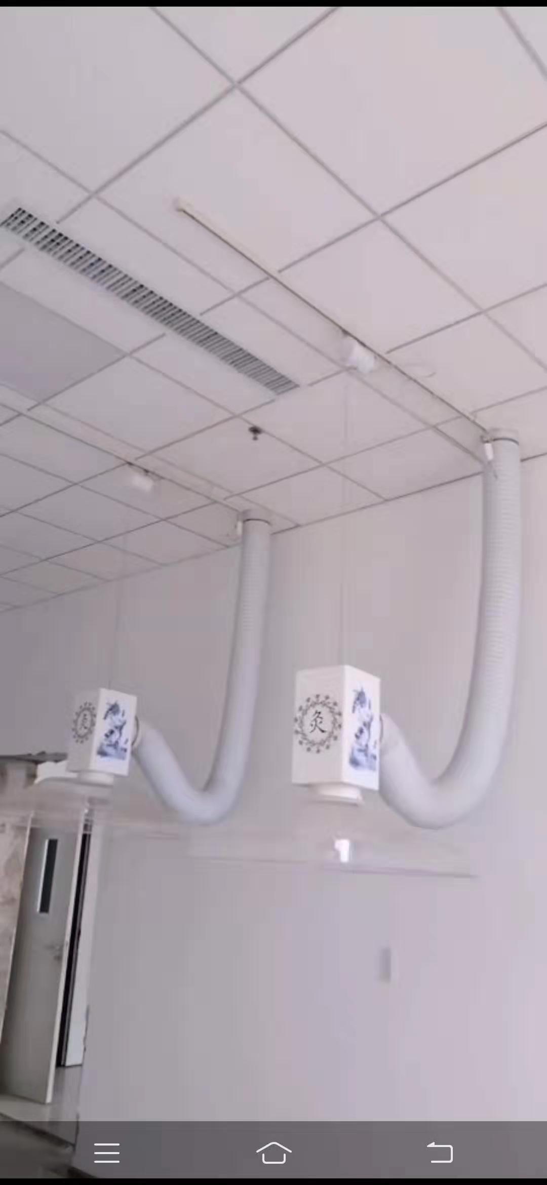 平邑醫院（華仔）專業艾灸排煙系統安裝完工