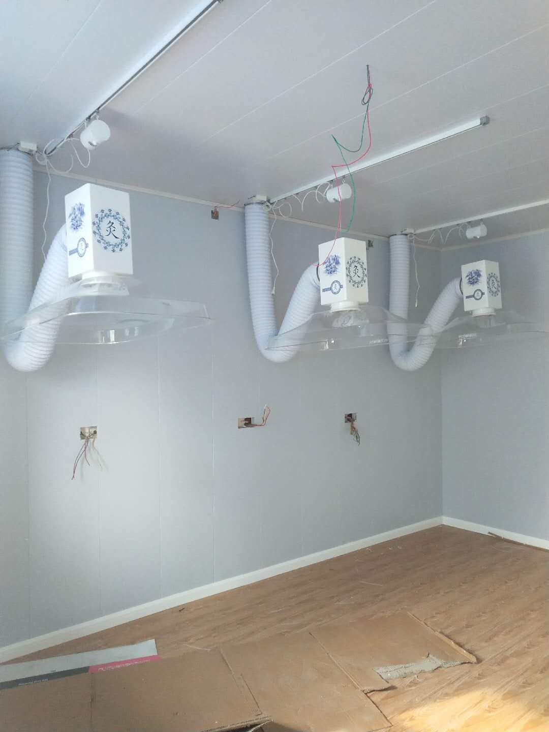 安徽（華仔）艾灸排煙系統安裝完工