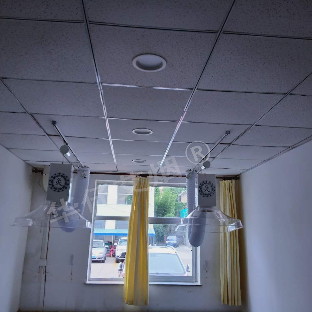 山東(華仔)艾灸排煙設備安裝完工