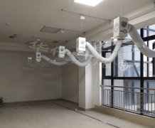 河南艾灸排煙系統安裝案例之-河南中醫診所（華仔）艾灸排煙設備安裝完工