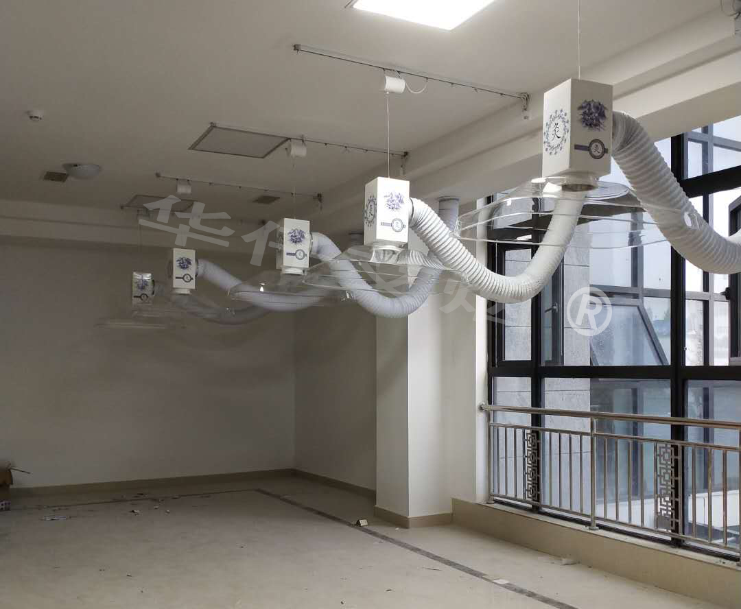 河南中醫診所（華仔）艾灸排煙設備安裝完工